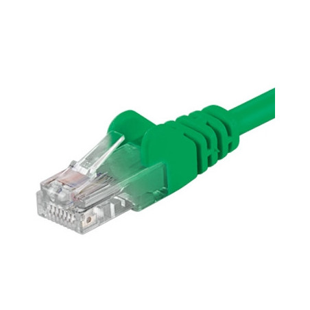 Patch kábel UTP RJ45-RJ45 level CAT6, 0.25m, zelená