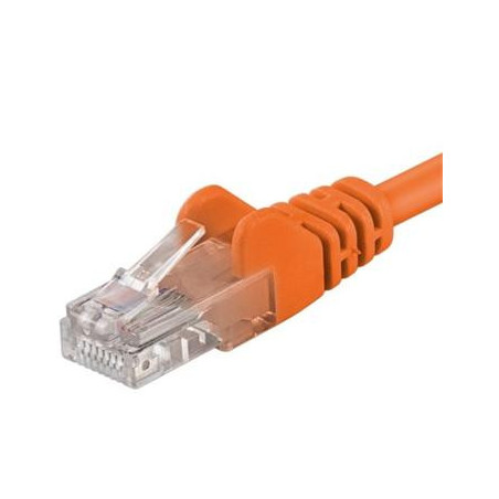 Patch kábel UTP RJ45-RJ45 level CAT6, 0.5m, oranžová