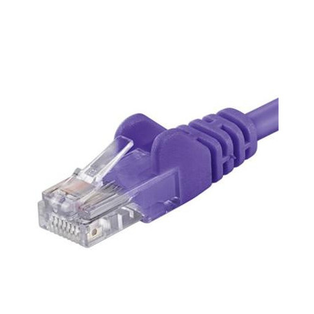Patch kábel UTP RJ45-RJ45 level 5e 1m fialová
