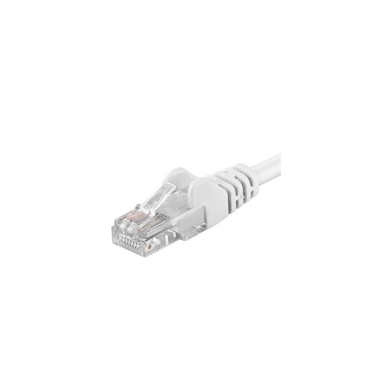 Patch kábel UTP RJ45-RJ45 level 5e 10m biela