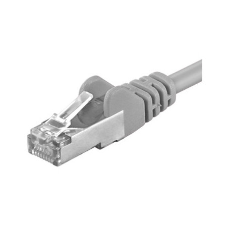 Premiumcord Patch kábel FTP, CAT6, AWG26, 0,5m, šedá