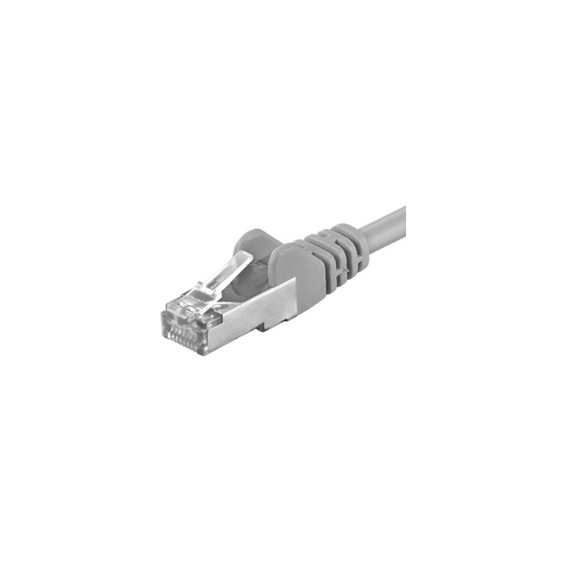 Premiumcord Patch kábel FTP, CAT6, AWG26, 1m, šedá