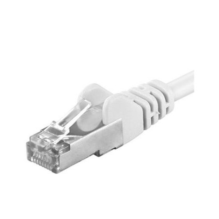 Premiumcord Patch kábel CAT6a S-FTP, RJ45-RJ45, AWG 26/7 1,5 m, biela