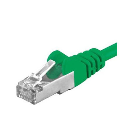 Premiumcord Patch kábel CAT6a S-FTP, RJ45-RJ45, AWG 26/7 2m, zelená