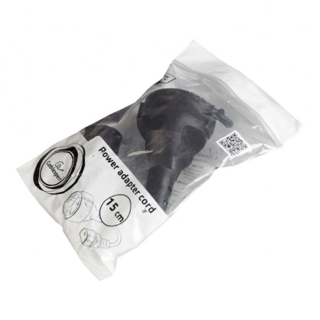 Gembird Power Adapter Cord IEC320 C14-Schuko, M-F, 15cm