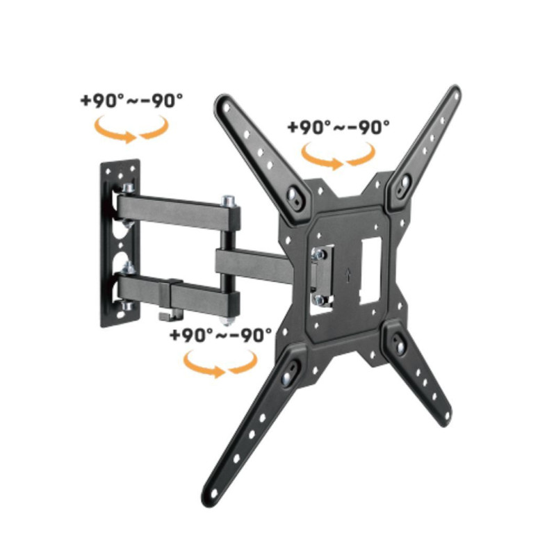 Výsuvný držiak Brateck LPA68-443 pre TV 23"-55" 30kg polohovateľný nástenný