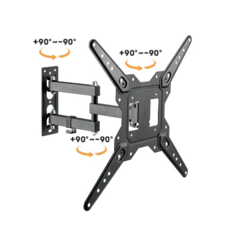 Výsuvný držiak Brateck LPA68-443 pre TV 23"-55" 30kg polohovateľný nástenný