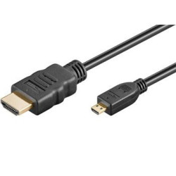 PremiumCord Kábel HDMI A - HDMI micro D, 3m