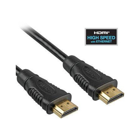 PremiumCord HDMI High Speed ??+ Ethernet kábel, pozlátené konektory, 1,5m