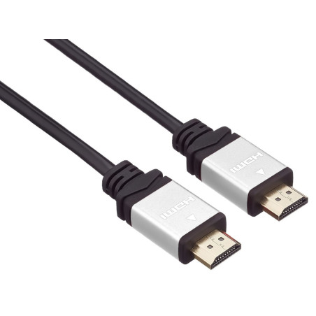 PremiumCord kábel HDMI M/M, zlac.a kovové HQ, 10m