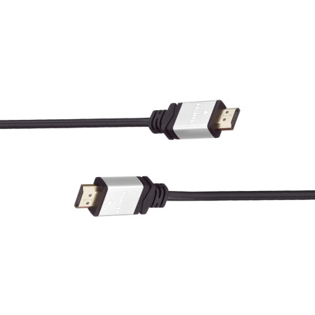 PremiumCord kábel HDMI M/M, zlac.a kovové HQ, 10m