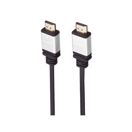 PremiumCord kábel HDMI M/M, zlac.a kovové HQ, 10m