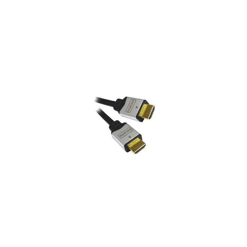 PremiumCord kábel HDMI M/M, zlac.a kovové HQ, 5m