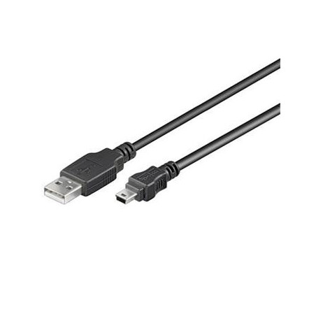 PremiumCord Kábel USB 2.0, A-B mini, 5pinov, 20cm