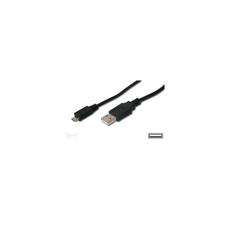 PromiumCord Kábel micro USB 2.0, A-B 1,5m kábel navrhnutý pre rýchle nabíjanie