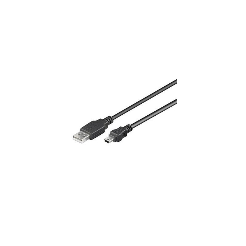 PremiumCord Kábel USB 2.0, A-B mini, 5pinov, 5m