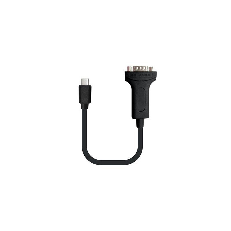 PremiumCord Prevodník USB-C 3.1 na RS232 20cm