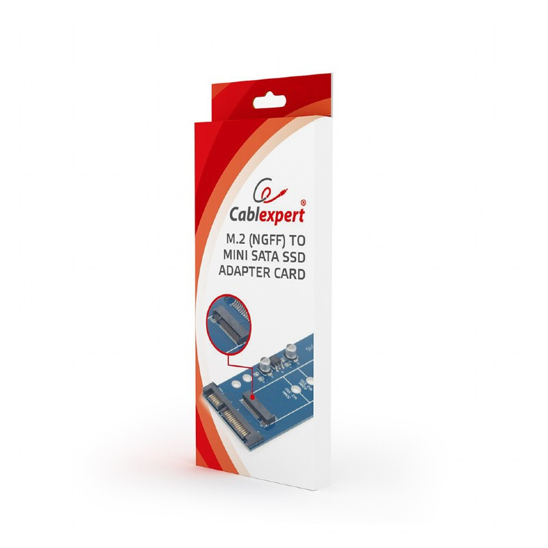 Gembird redukcia M.2 (NGFF) to Mini SATA 1.8" SSD adaptér