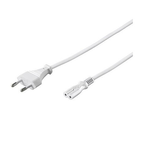 PremiumCord Kábel sieťový 230V k magnetofónu 3m, biely