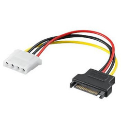 PremiumCord Napájacia redukcia Molex 5.25" F - S-ATA M