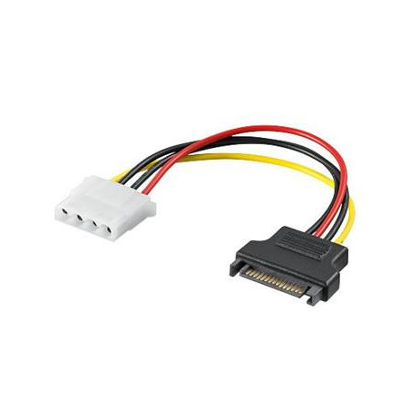 PremiumCord Napájacia redukcia Molex 5.25" F - S-ATA M