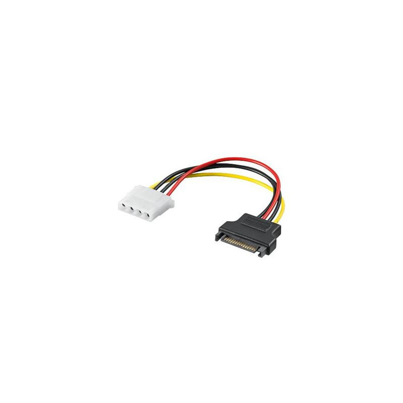 PremiumCord Napájacia redukcia Molex 5.25" F - S-ATA M