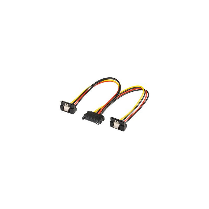 PremiumCord Napájacia rozdvojka k HDD SATA - 2x SATA zalomený 90°
