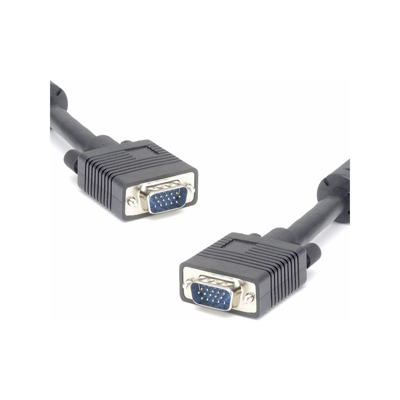 PremiumCord Kábel k monitoru HQ (Coax) 2x ferrit, SVGA 15p, DDC2,3x Coax + 8žil, 10m
