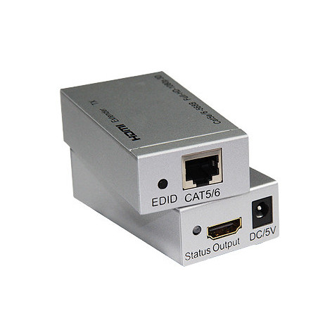 PremiumCord HDMI extender na 60m cez jeden kábel Cat5e/Cat6