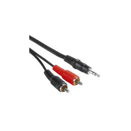 PremiumCord Kábel Jack 3.5mm-2xCINCH M/M 1,5m
