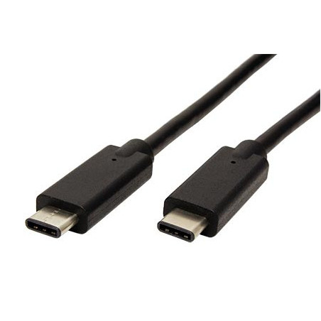 PremiumCord USB-C kábel (USB 3.1 generation 2, 3A, 10Gbit/s) čierny, 0,5m