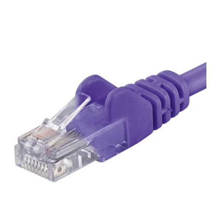 PremiumCord Patch kábel UTP RJ45-RJ45 CAT6 3m fialová