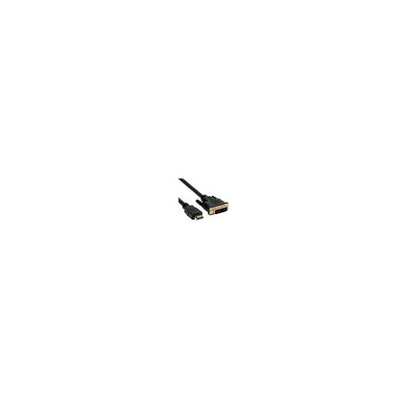 Kábel C-TECH HDMI-DVI, M/M, 1,8 m