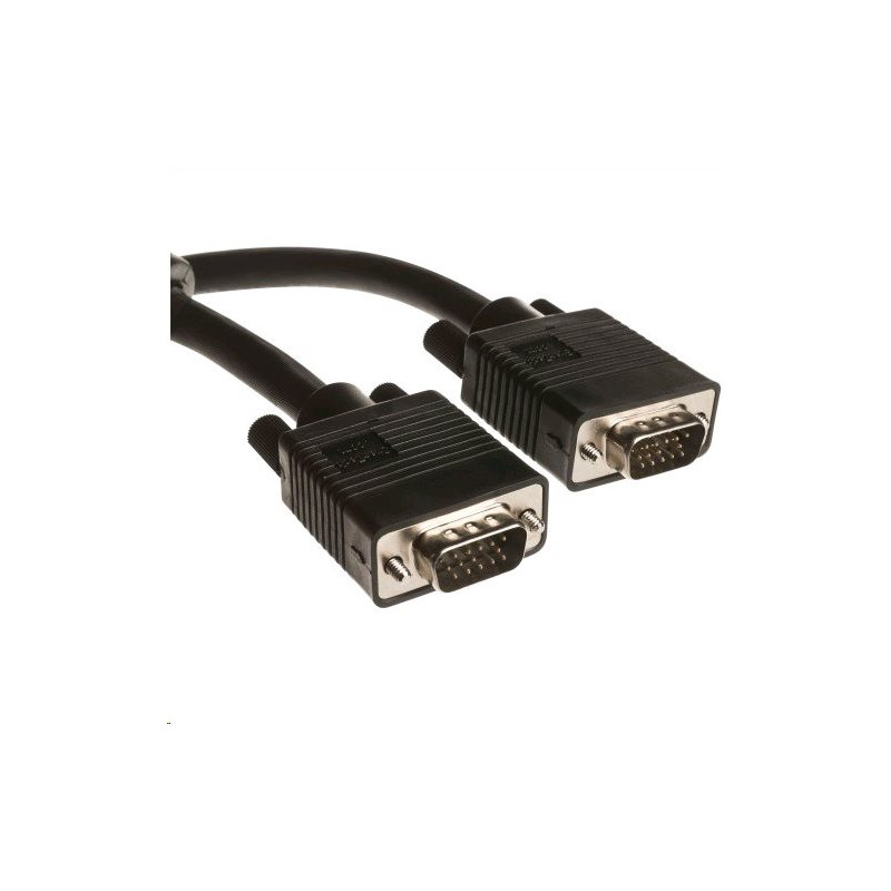 Kábel C-TECH VGA, M/M, tienený, 5m