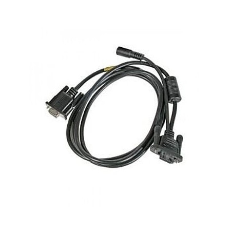 Cable: RS232, čierna, DB9, 5V, 2.9m (9.5|) straight, External IO