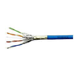 Kábel F/FTP Cat.6a 500 MHz 4x2xAWG23, LS0H modrý, Dca, 500m