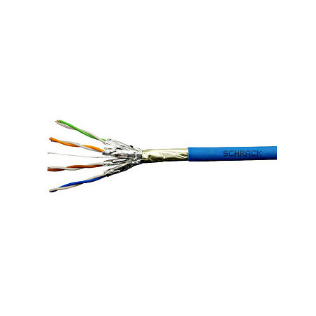 Kábel F/FTP Cat.6a 500 MHz 4x2xAWG23, LS0H modrý, Dca, 500m