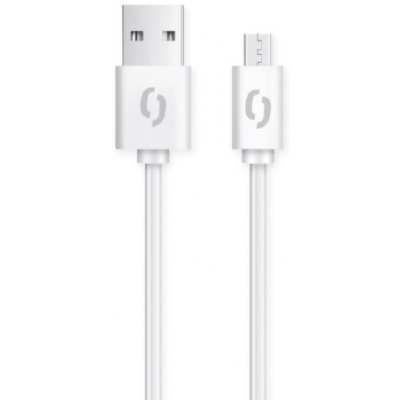 ALIGATOR Dátový kábel 2A, Micro USB biely