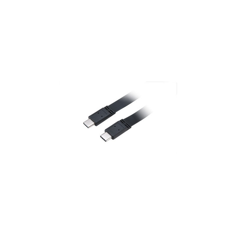 AKASA - USB 3.1 typ C na typ C kábel - 1 m slim