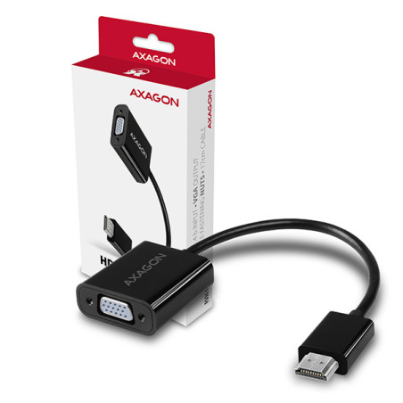 AXAGON RVH-VGN, HDMI → VGA redukcia / adaptér, FullHD, 1920 * 1200