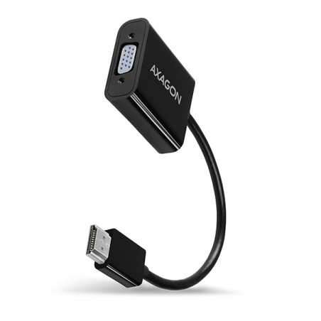 AXAGON RVH-VGAN, HDMI → VGA redukcia/adapter, FullHD, audio výstup, micro USB napr. konektor