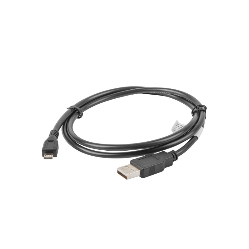 LANBERG Kábel USB 2.0 AM/Micro, 1m, čierny