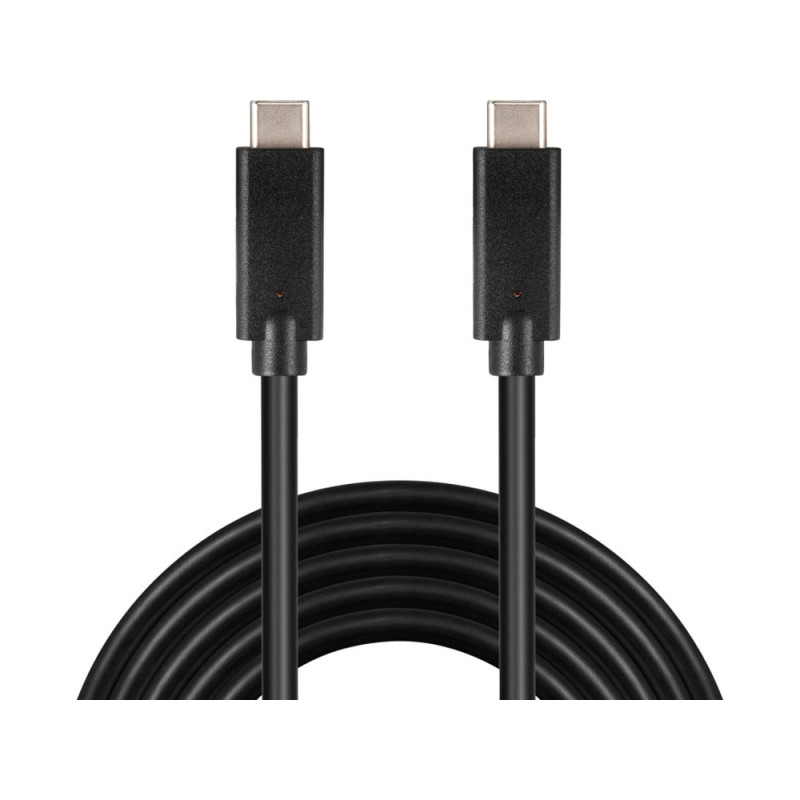 PremiumCord USB-C kábel (USB 3.1 gen 2, 3A, 10Gbit/s) čierny, 2m