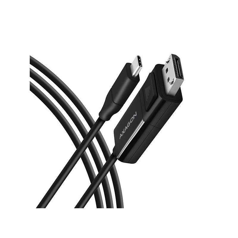 AXAGON RVC-DPC, USB-C → DisplayPort redukcia / kábel 1.8m, 4K/60Hz