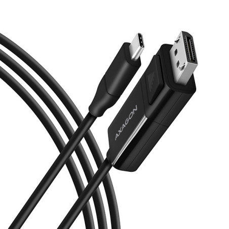 AXAGON RVC-DPC, USB-C → DisplayPort redukcia / kábel 1.8m, 4K/60Hz