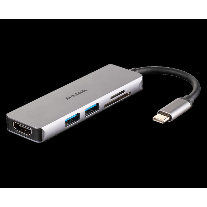 D-Link 5-in-1 USB-C Hub with HDMI a SD/microSD Card Reader