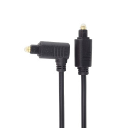 PremiumCord Kábel Toslink - Toslink 90 °, hrúbka kábla: 4.0mm, dĺžka 2m