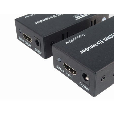 PremiumCord 4K HDMI extender na 100m cez jeden kábel Cat5e/Cat6
