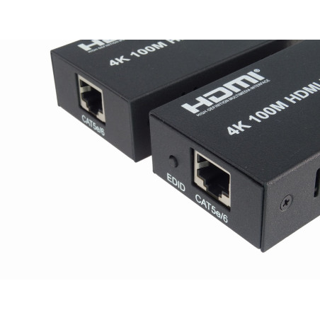 PremiumCord 4K HDMI extender na 100m cez jeden kábel Cat5e/Cat6