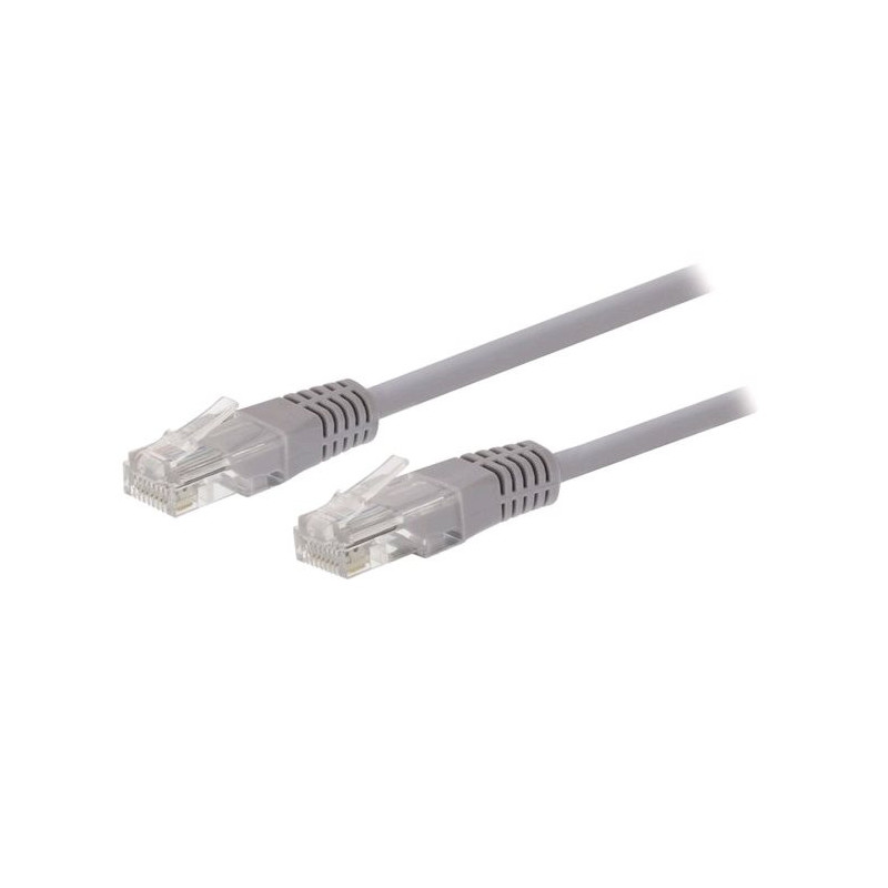 Kábel C-TECH patchcord Cat5e, UTP, sivý, 50m